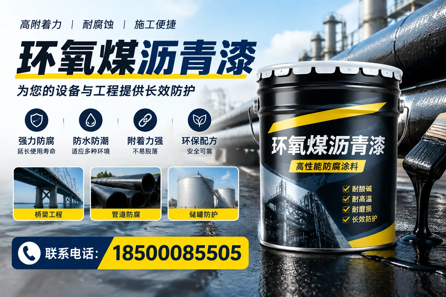 环氧煤沥青漆与其他涂料的对比分析，助力来宾企业决策